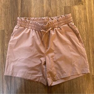 Mondetta Tan High Waist Shorts relaxed Fit‎ 5” length